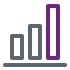 Icon illustration of a bar graph for Capital Markets