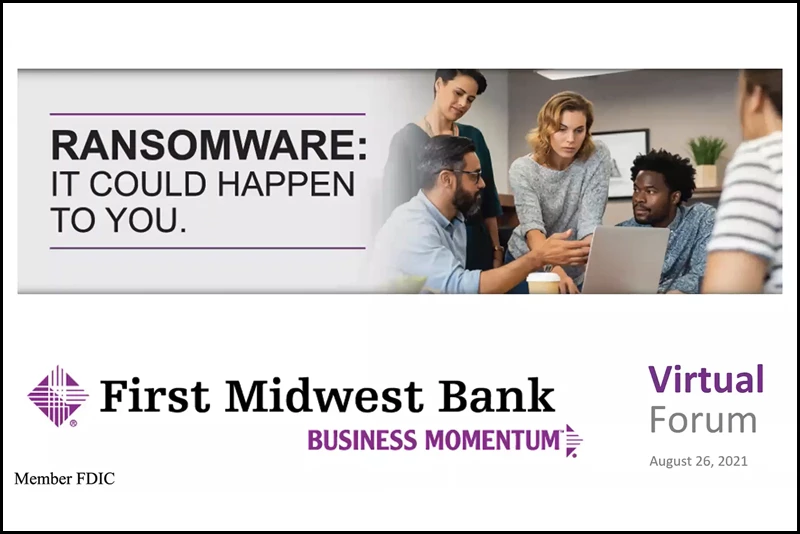 A picture of the webinar