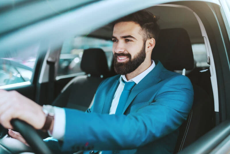 A man purchased a new car